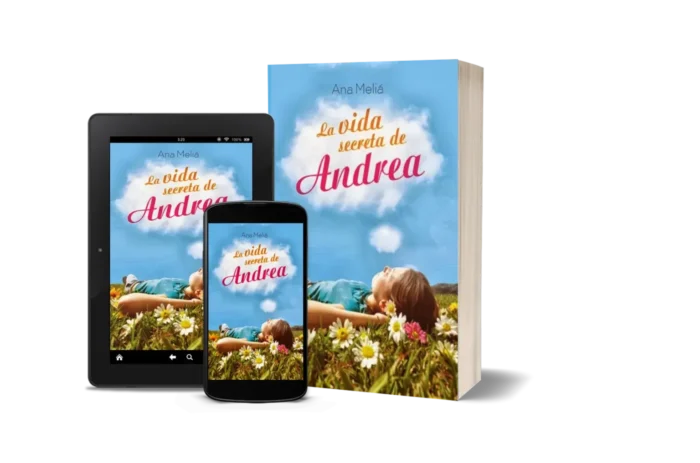Portada la vida secreta de Andrea - Sueños de papel y tinta